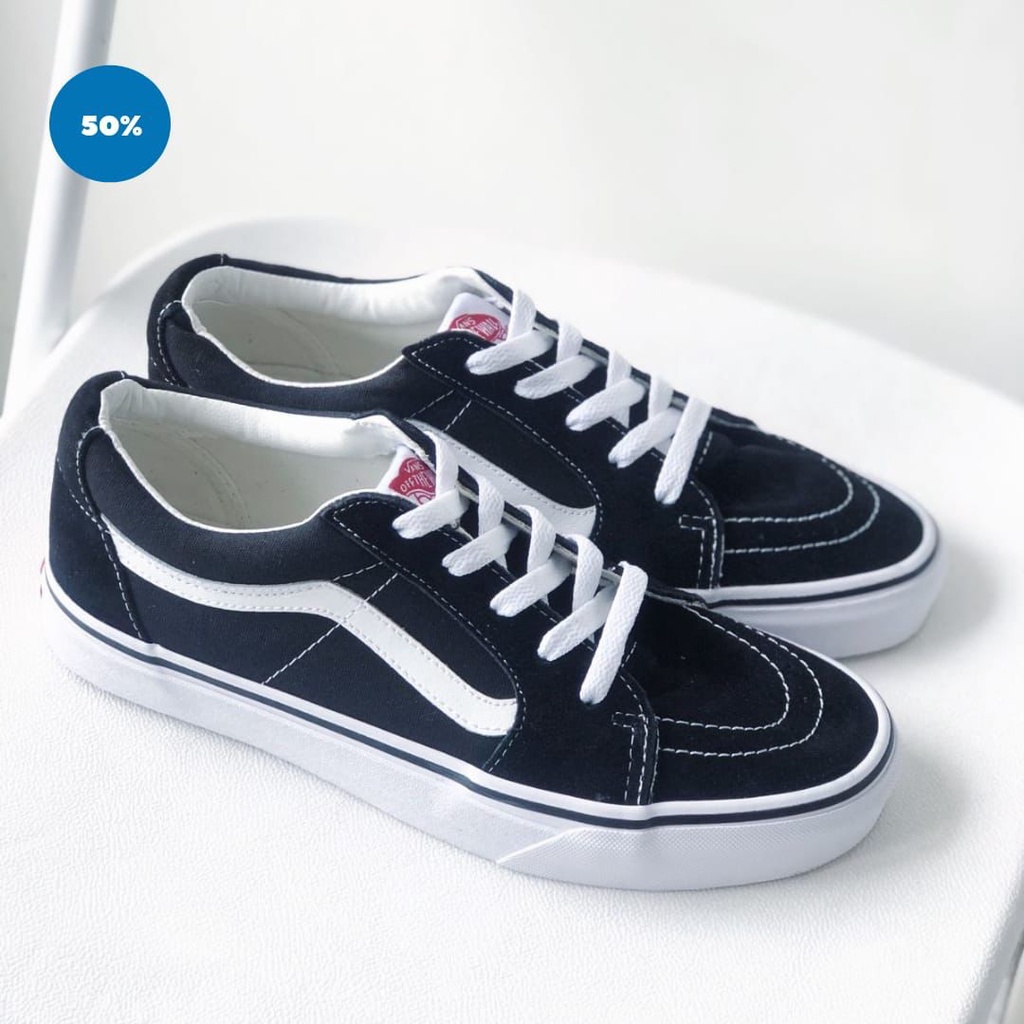 Vans Sk8 Low Black White
