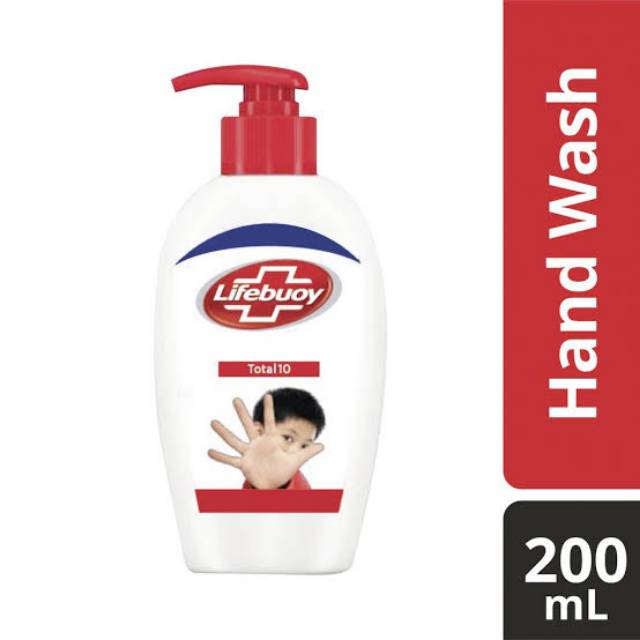 Lifebuoy Hand Wash Total10 Pump - 200ml Botol