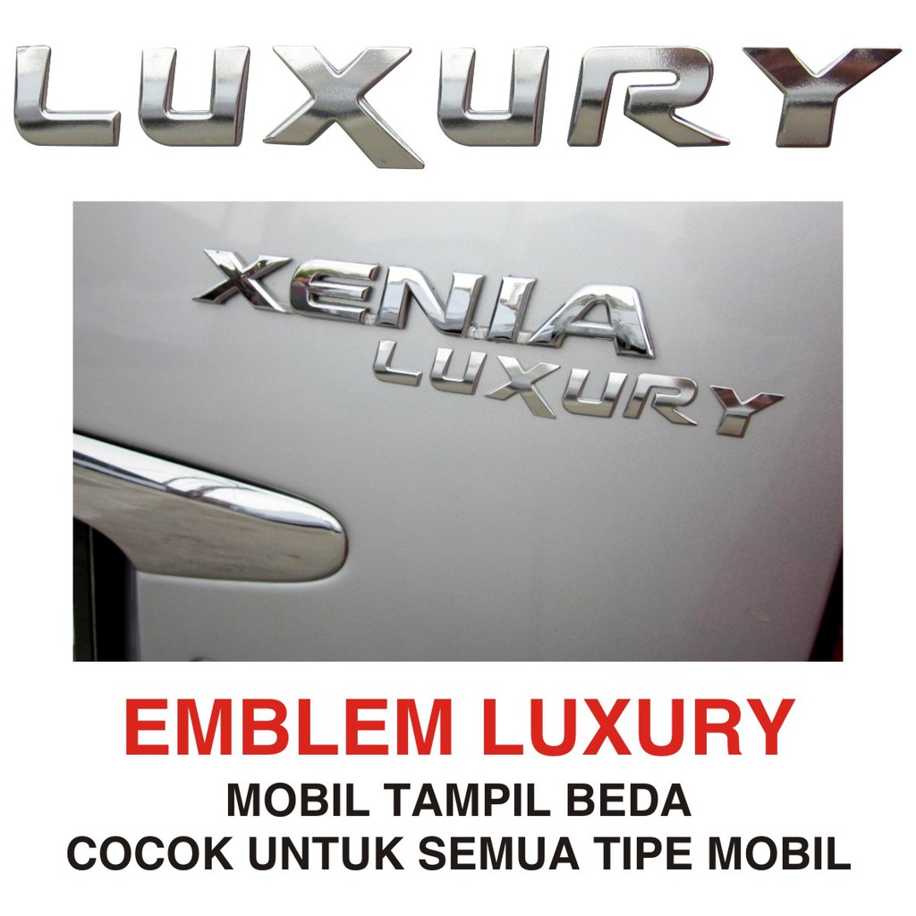 Emblem LUXURY Chrome