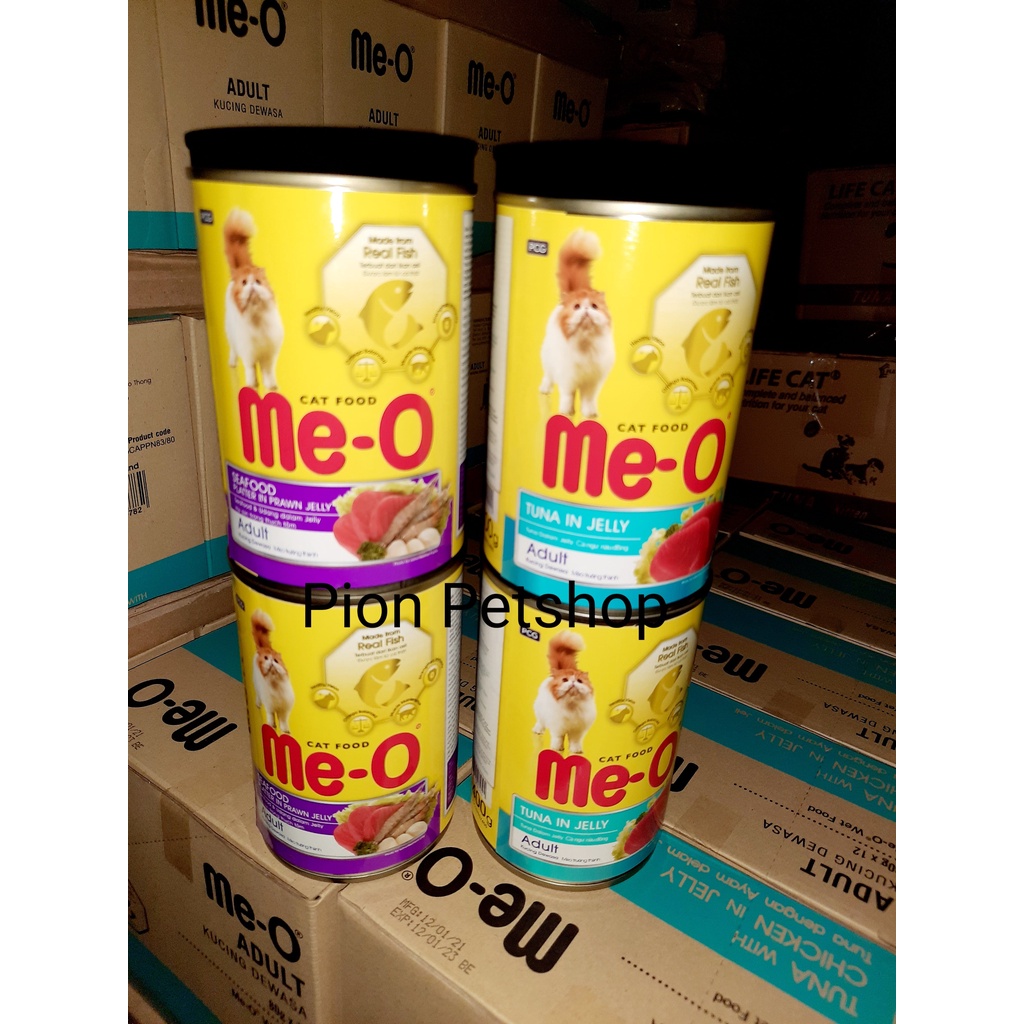 Makanan Kucing Kaleng MeO Adult 400gr Aneka Varian