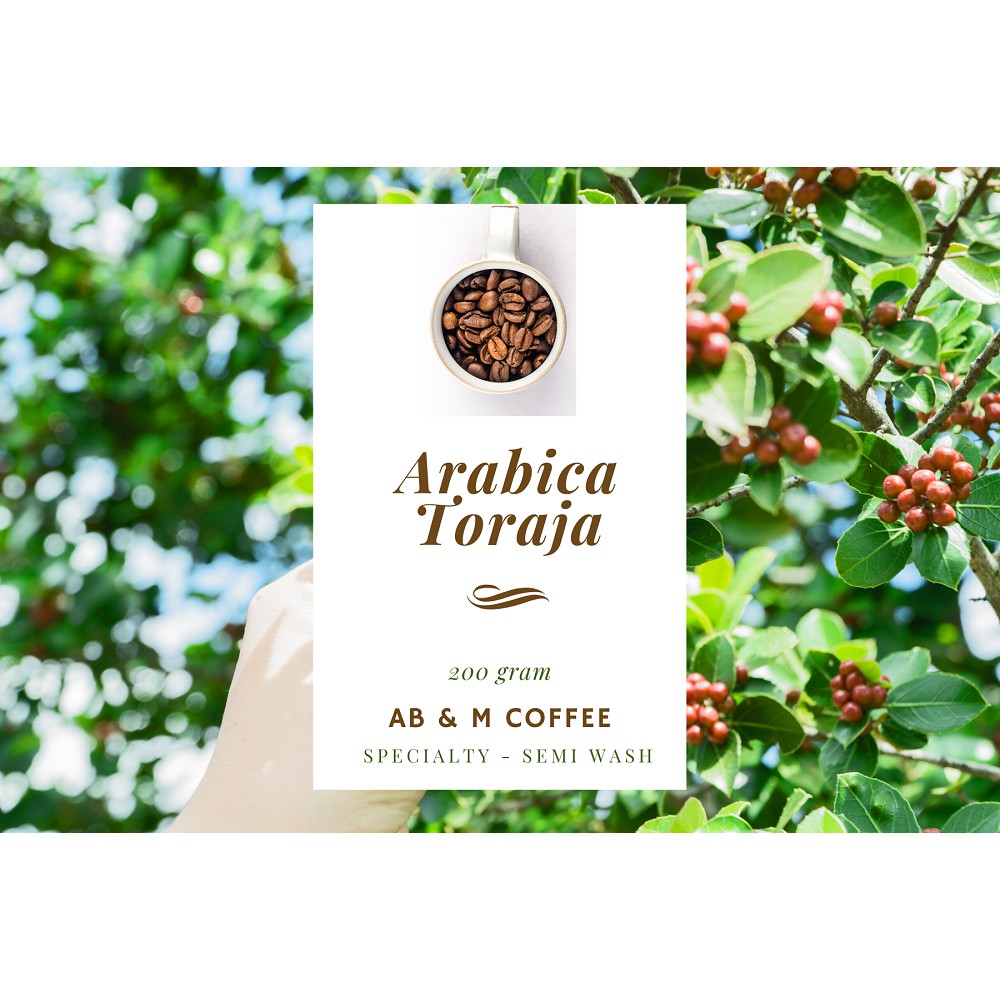 

AB & M coffee Arabica Specialty Toraja @ 200 gram