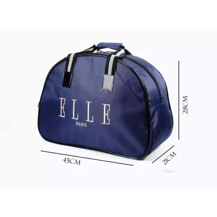 Tas wanita Elle jinjing tas pakaian jumbo - warna Biru dongker
