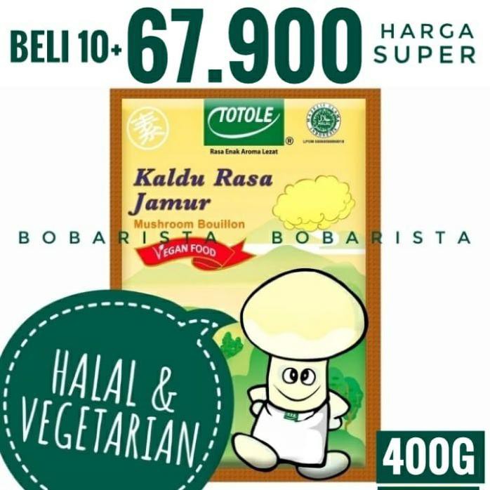 

New Arrival - Totole Kaldu Jamur Vegetarian Penyedap Rasa Halal Mushroom Vegan Diet