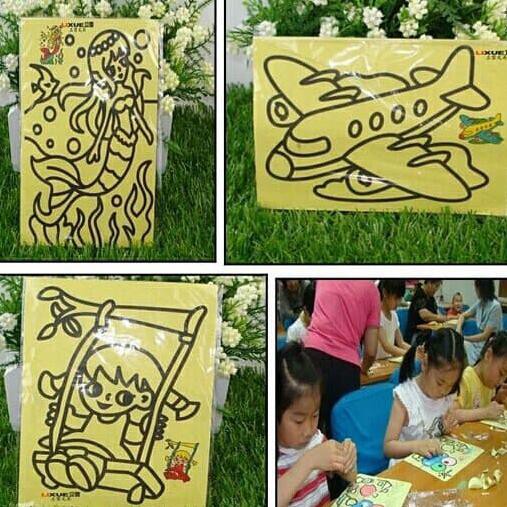 

Belajar mewarnai gambar pasir warna uk A4