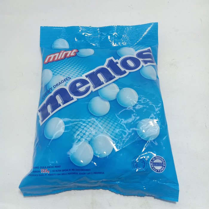 Permen Mentos mint berat 135 gr isi 50 pcs