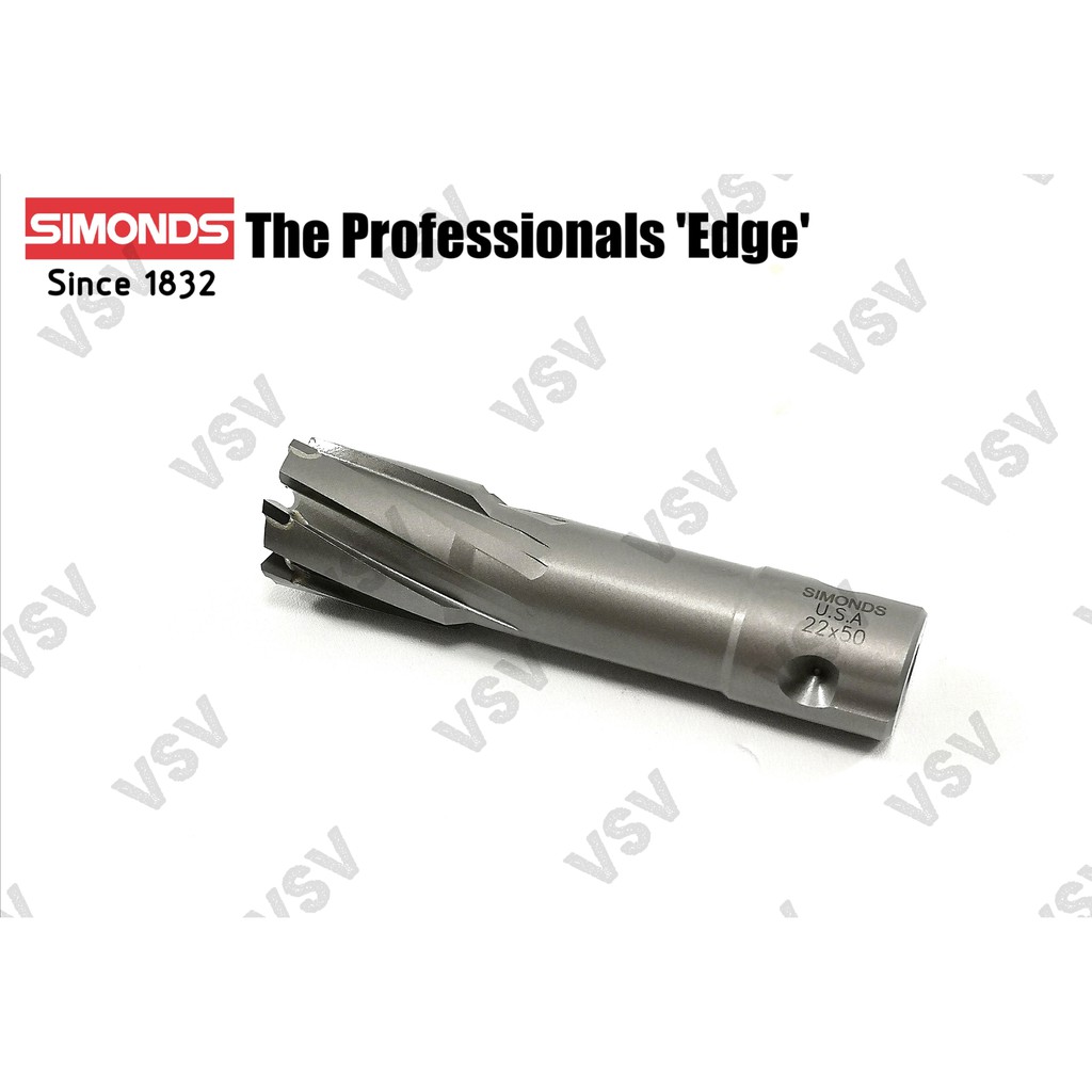 SIMONDS Annular Cutter 22mm Mata Bor Jet Broach Holesaw Bor Magnet