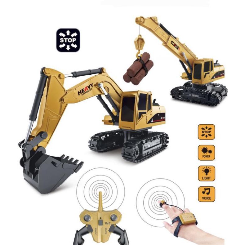 REMOTE CONTROL EXCAVATOR BEKO WITH GESTURE INDUCTION CONTROL - CRANE