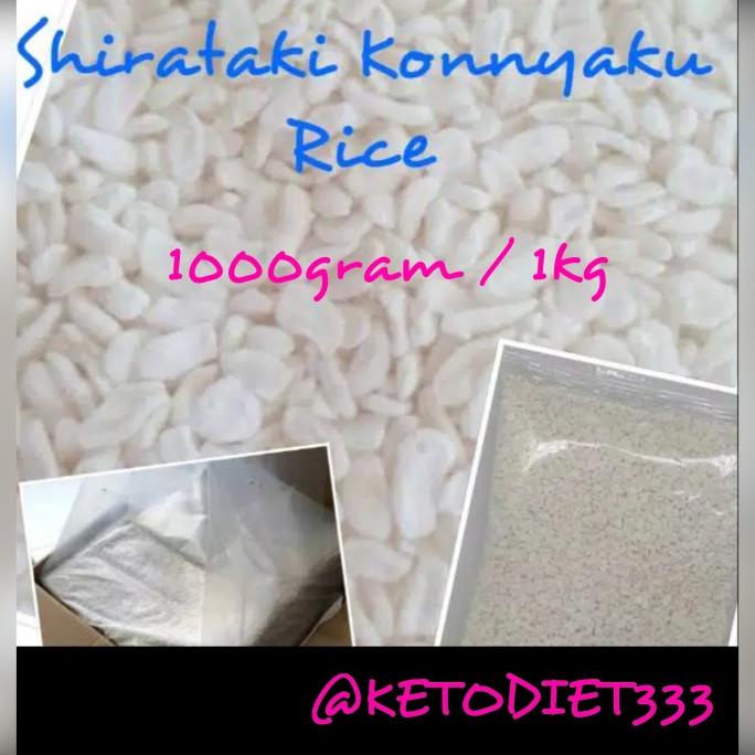 

LOW CARBS SHIRATAKI KONNYAKU RICE / BERAS SHIRATAKI UK 1KG