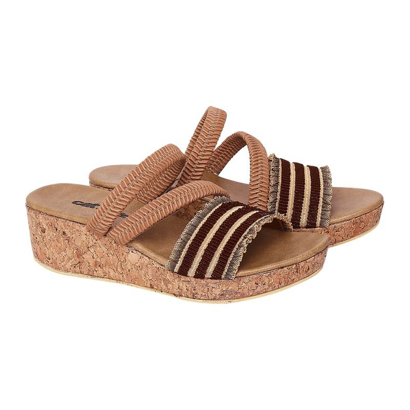Sandal Wedges Kasual Wanita Catenzo