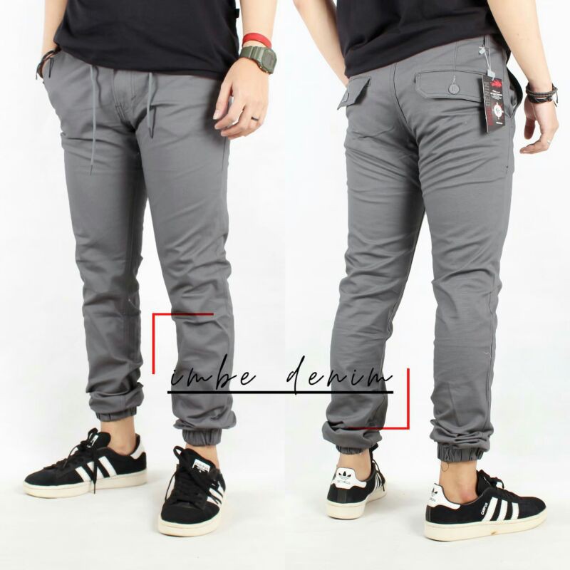 CELANA CHINO JOGER POLOS PANJANG PRIA TERMURAH CLANA CINO JOGER PRIA KATUN TWILL CELANA JOGER COWOK