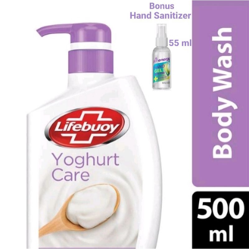 Lifebuoy Yoghurt Care 500 ml ( Free hand sanitizer gel MAKARIZO )