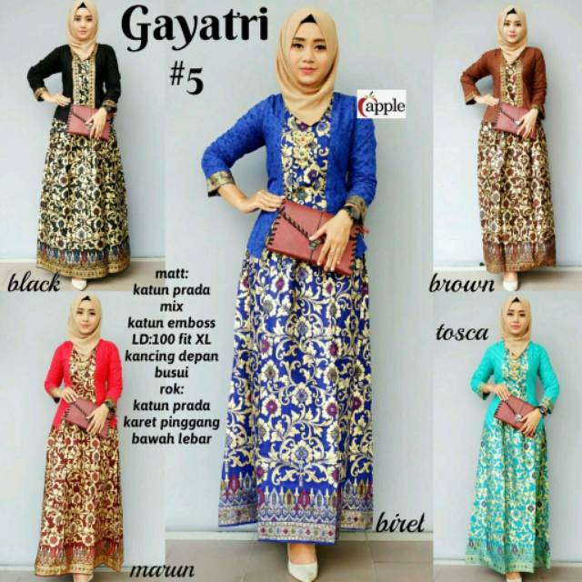 Lapaksolocity FREE BROS kebaya modern gayatri marimar setelan wanita