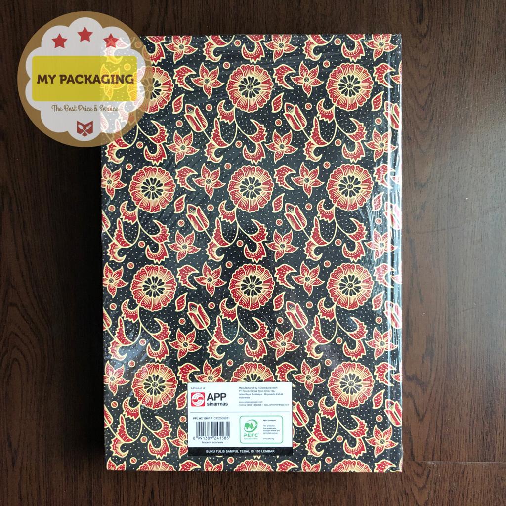 Buku Hard Cover Paperline ukuran Folio F4 100 Lembar Notebook 1 Buku