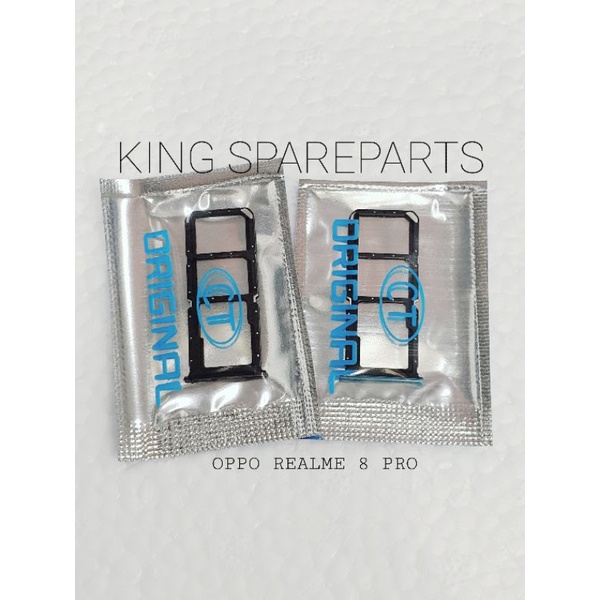 SIMLOCK SIMTRAY SLOT TEMPAT KARTU SIMCARD OPPO REALME 8 PRO ORIGINAL