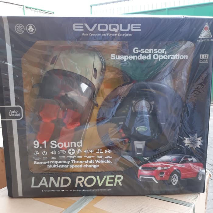 Mobil remote control range rover evoque mainan anak