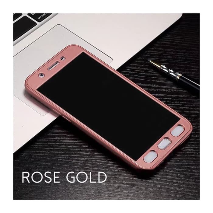 Hardcase Case 360 Oppo F1S / A59 Casing Neo Hybrid Free Tempered Glass - Merah Lp0293