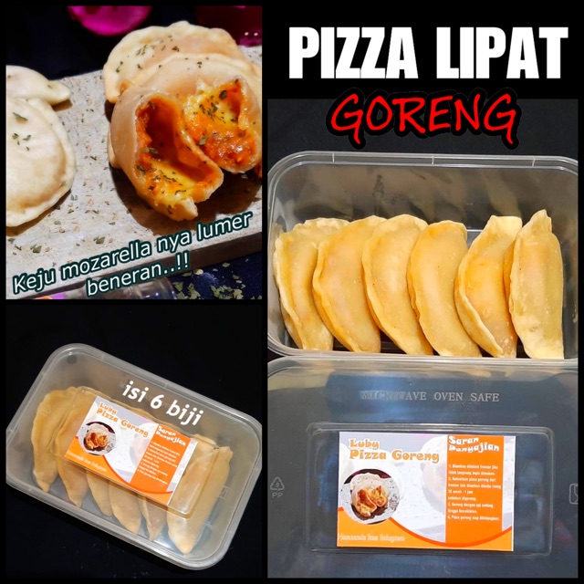 Pizza Lipat Goreng kemasan Box