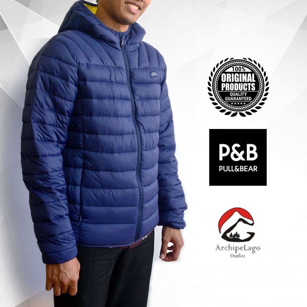 Jaket Pull And Bear Ultralight Puffer Jacket Original Shopee Indonesia