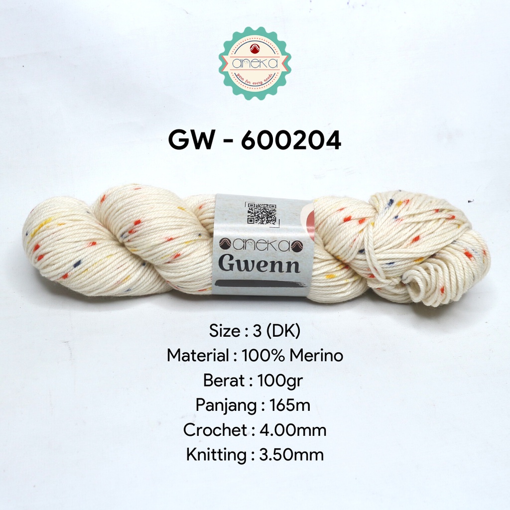 Benang Rajut Gwenn Yarn / Merino - Premium - 600204