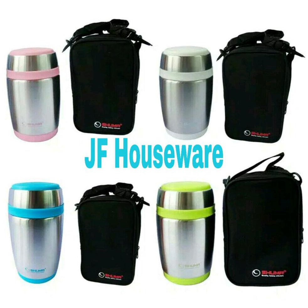 TERLARIS termos bekal shuma vacuum food jar shuma 380 ml tas sendok makan