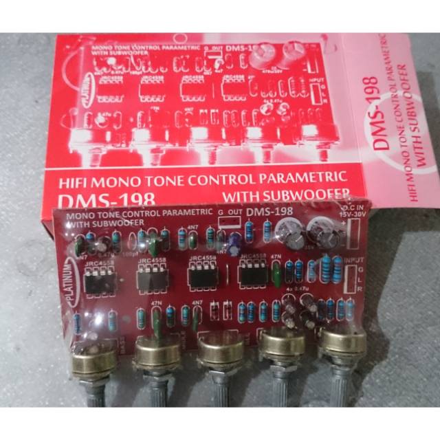 DMS-198 Hifi Mono Tone Control Parametric