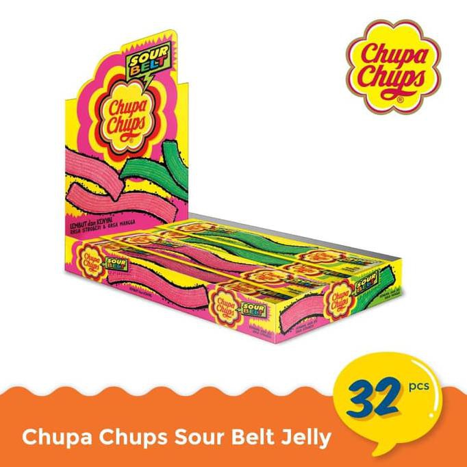 

Ayo Promo Chupa Chups Sour Belt 11gr - 1 Box Murah