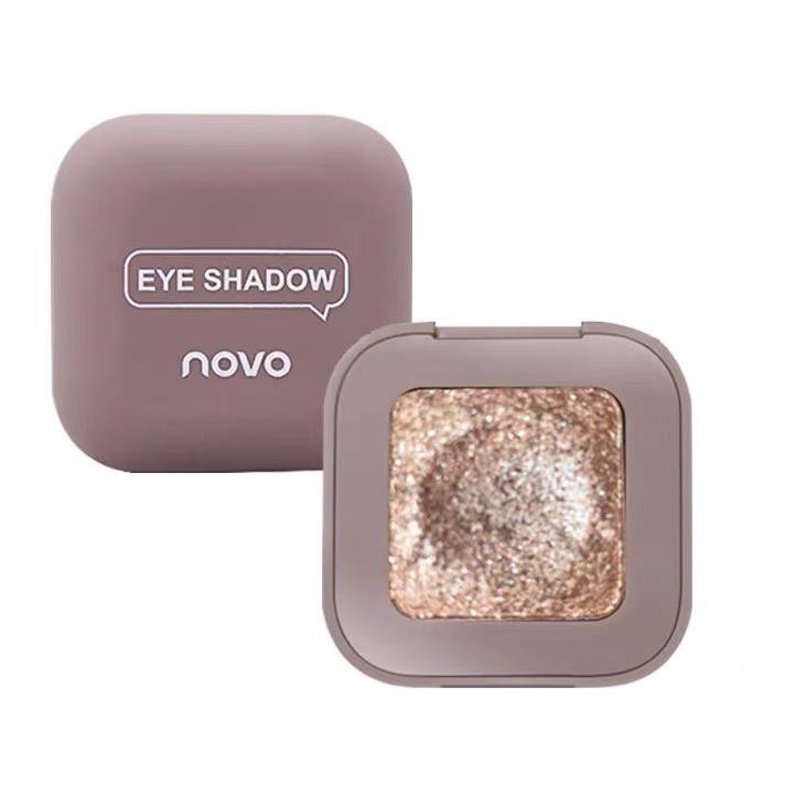 NOVO Eye Makeup Single Color Shimmer Eyeshadow Shine Glitter Eye Shadow