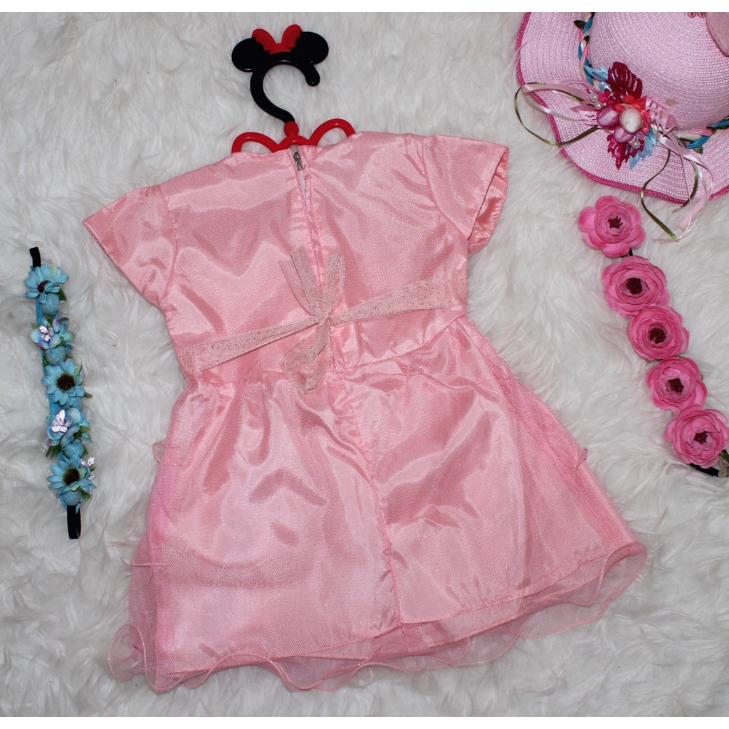 Dress Kids Runi/ Mini Dress Bayi Perempuan Usia 9-12 Bulan - Gaun Kasual Anak Kecil