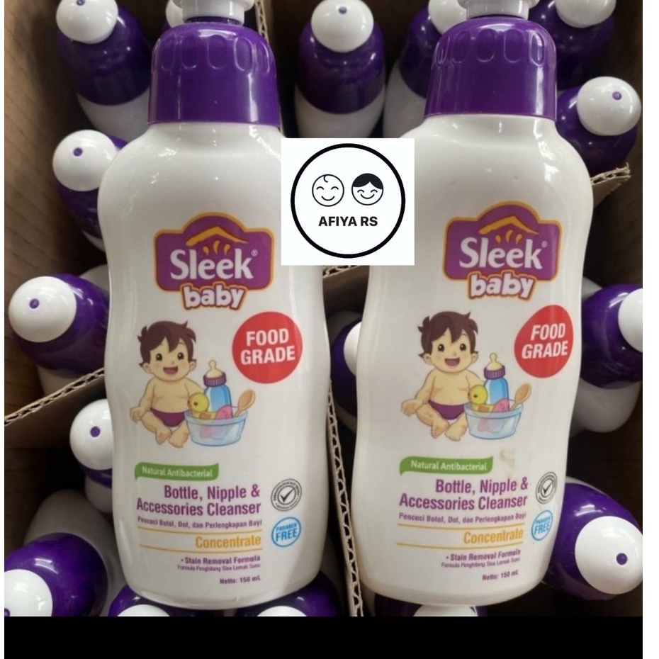 Sleek Sabun Cuci Botol Nipple &amp; Baby Accessories Cleanser 150 ML