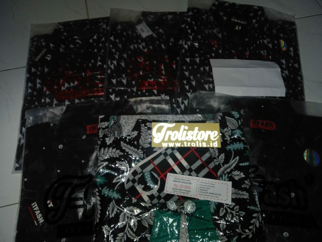 Trolis Size M L Flash Sale Grosir Grup Batik Wanita Atasan Cewek Remaja Modern Grupall Trolistore