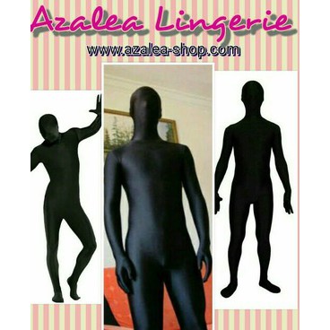 Full Bodysuit Zentai - hitam