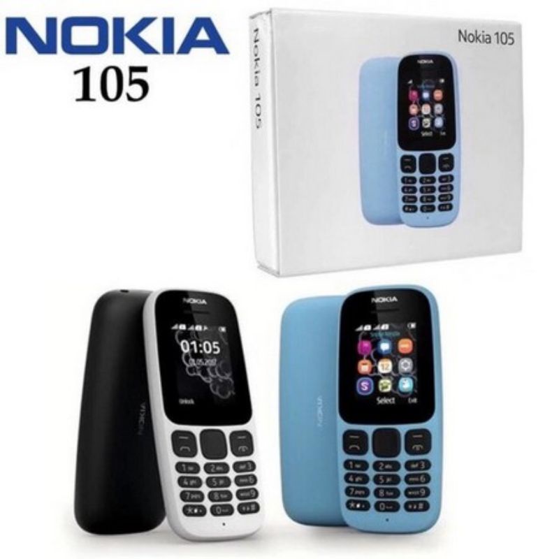 Nokia Jadul 105 2017 Dual Sim Baru
