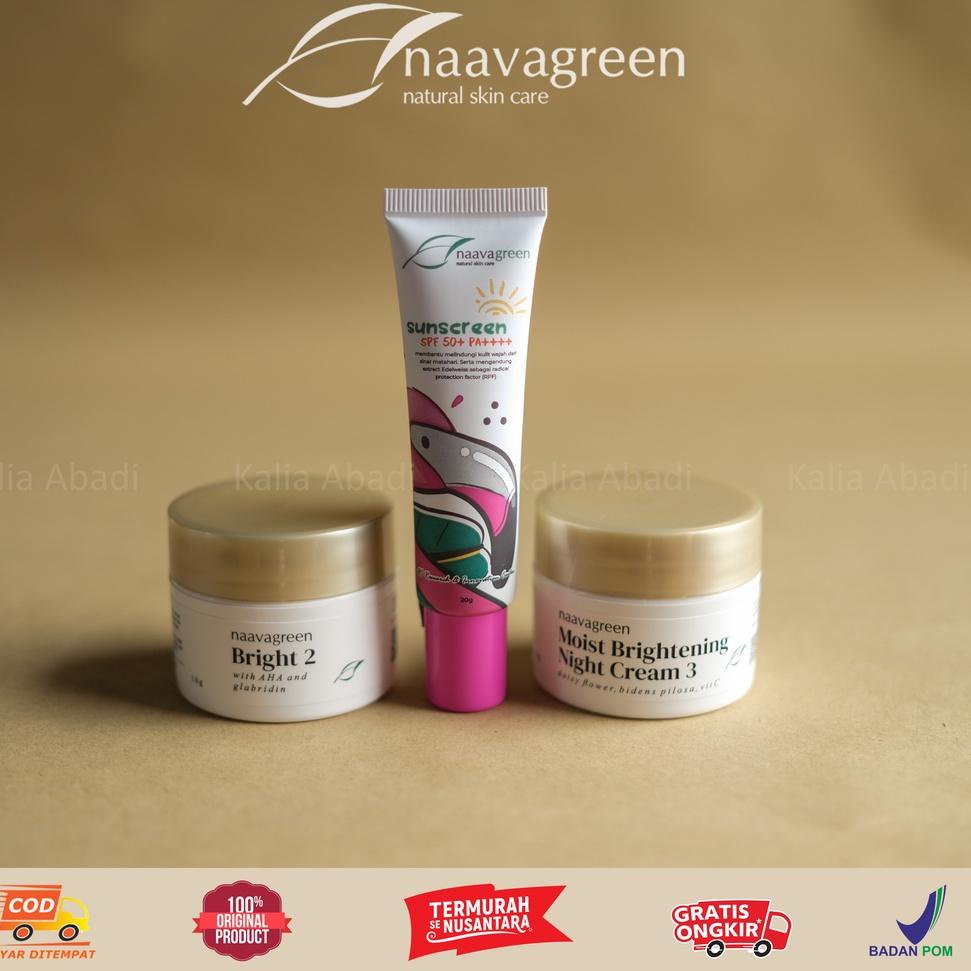 [KODE KQMCW] PAKET HEMAT NAAVAGREEN | NAVAGREEN SKINCARE | NAVAAGREEN SKIN CARE | CREAM NAAVAGREEN |