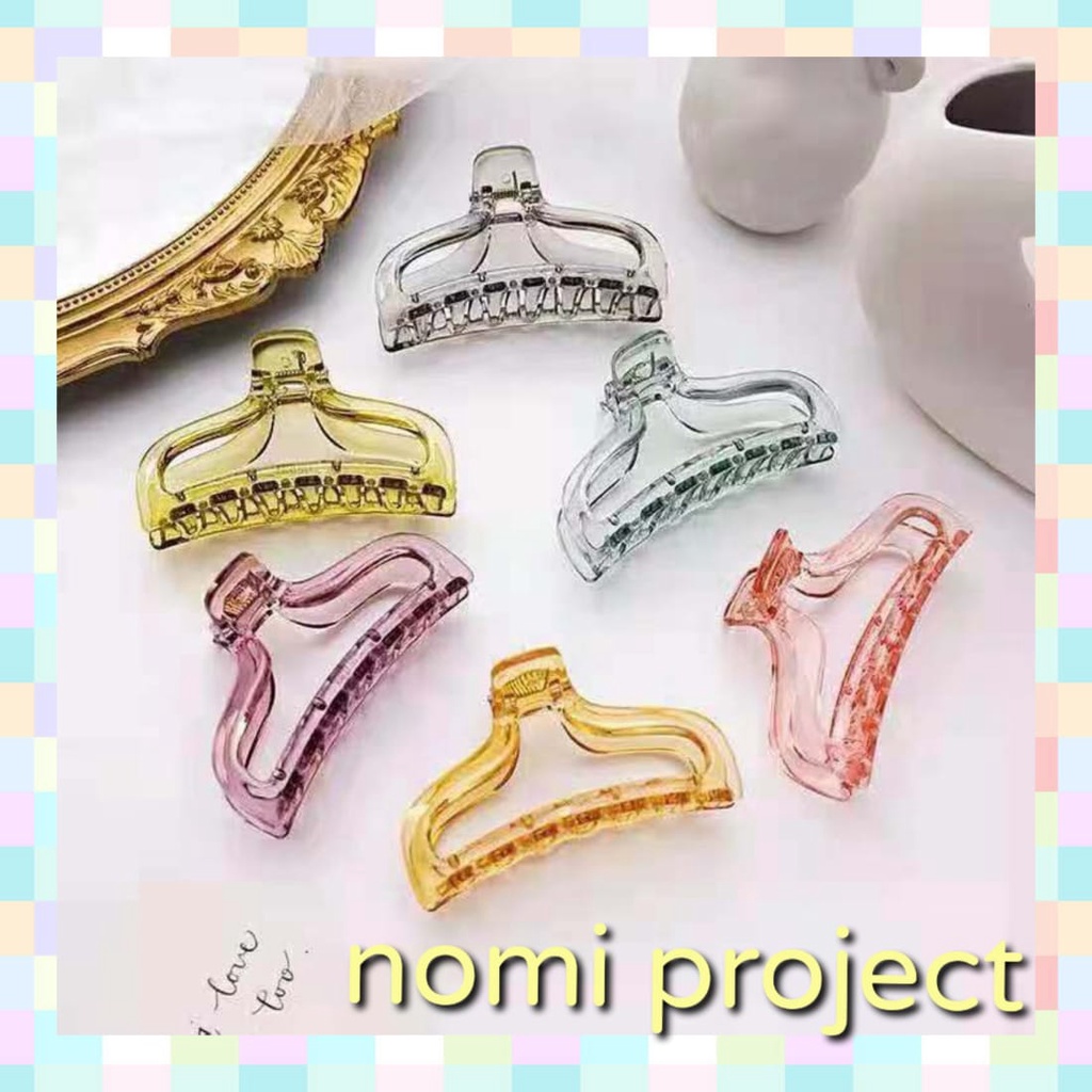 Jepit Rambut Besar Polos Untuk Wanita Jepit Import