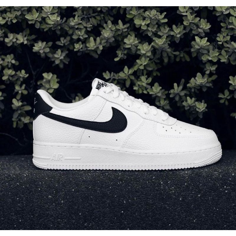 SEPATU NIKE AIR FORCE 1 WHITE BLACK ORIGINAL