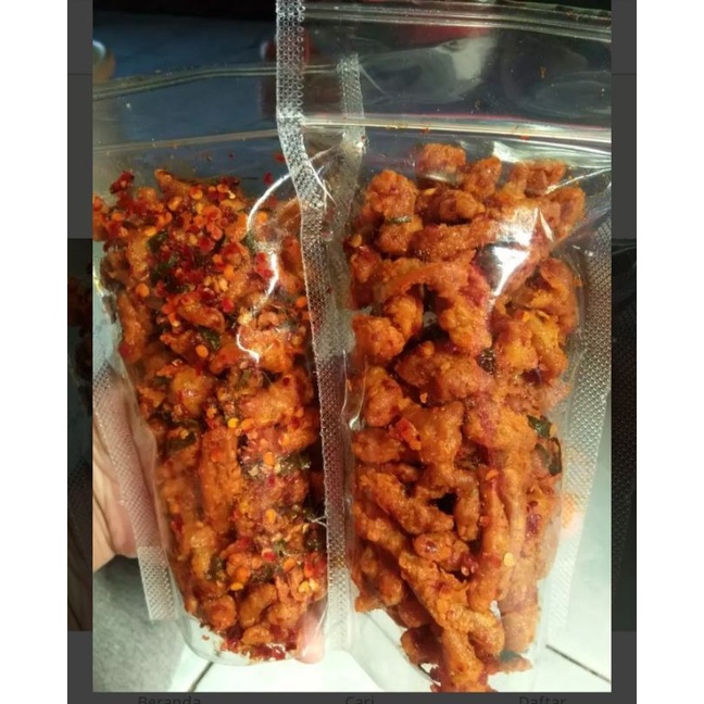 

cemilan usus crispy pedas willy 100gr