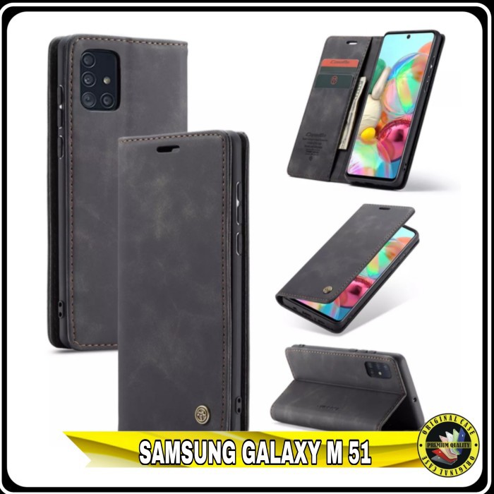 Case Samsung Galaxy M51 M 51 FlipCase Dompet kulit Premium Wallet