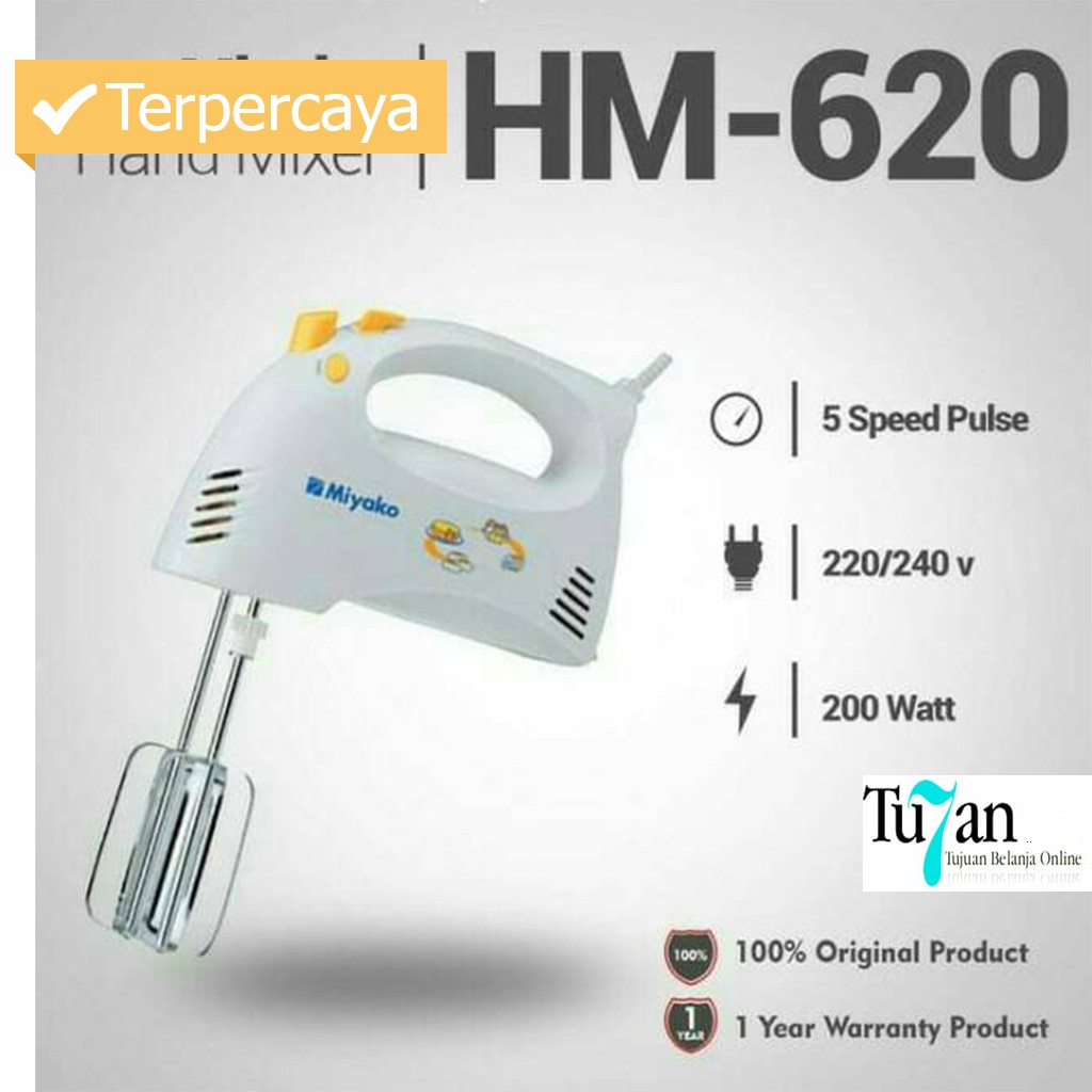 MIYAKO HAND MIXER SM 620 / HANDING MIXER HM-620