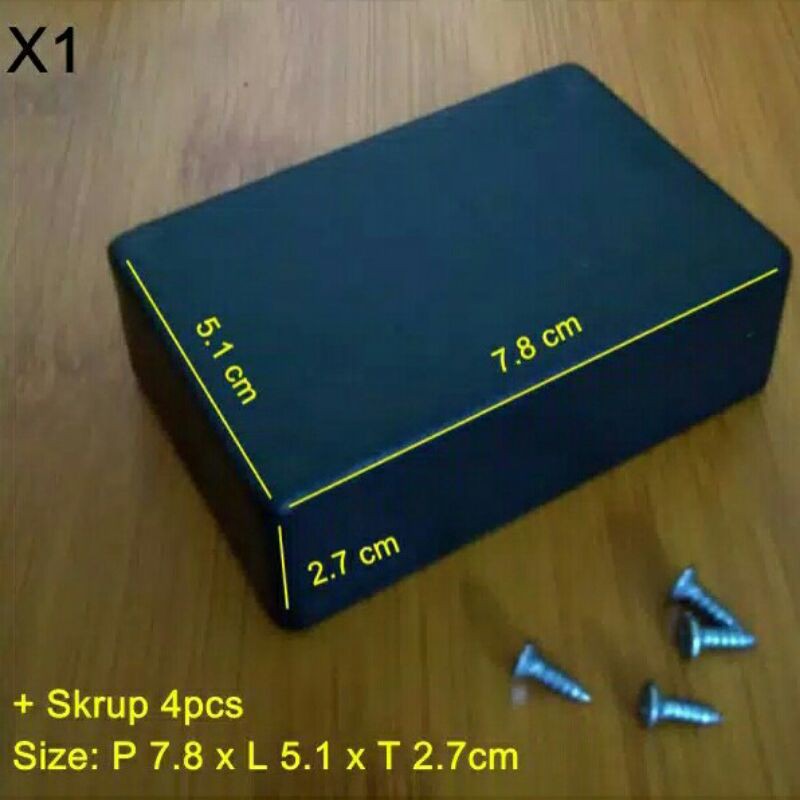 BOX HITAM / BOX PLASTIK X1