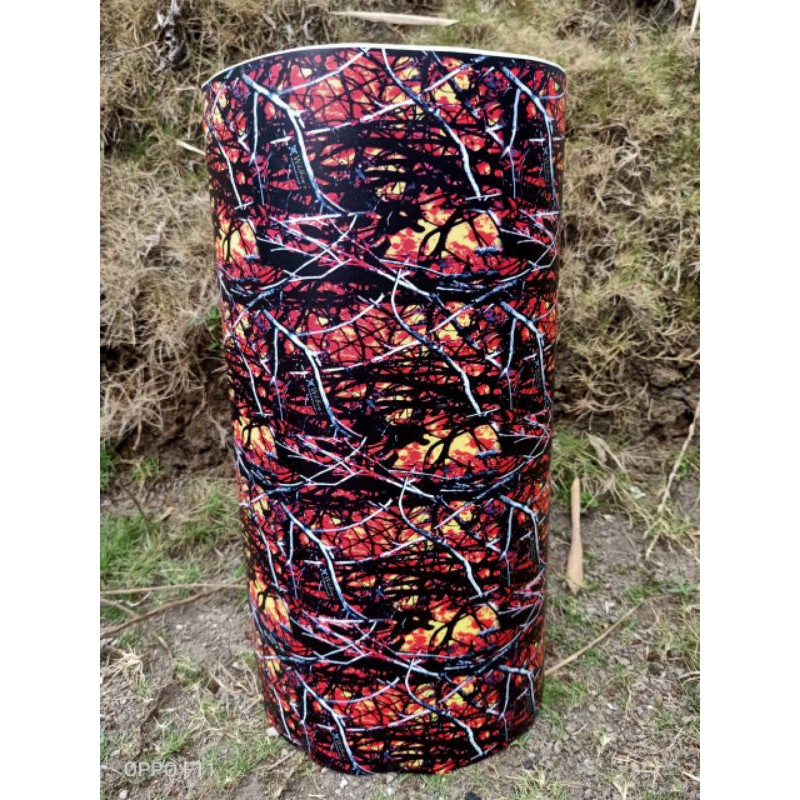 

STICKER STIKER CAMO CAMOUFLAGE HARVESMOON MERAH HUTAN TERBAKAR