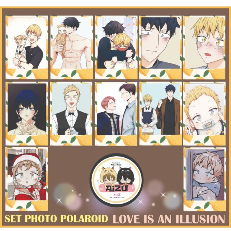 set foto manga/webtoon love is an illusion (bl, yaoi, shounen ai)