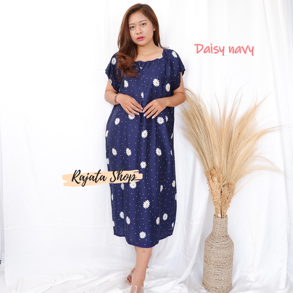 DASTER BALI NON BUSUI JUMBO XXL-DAISY XXL NAVY