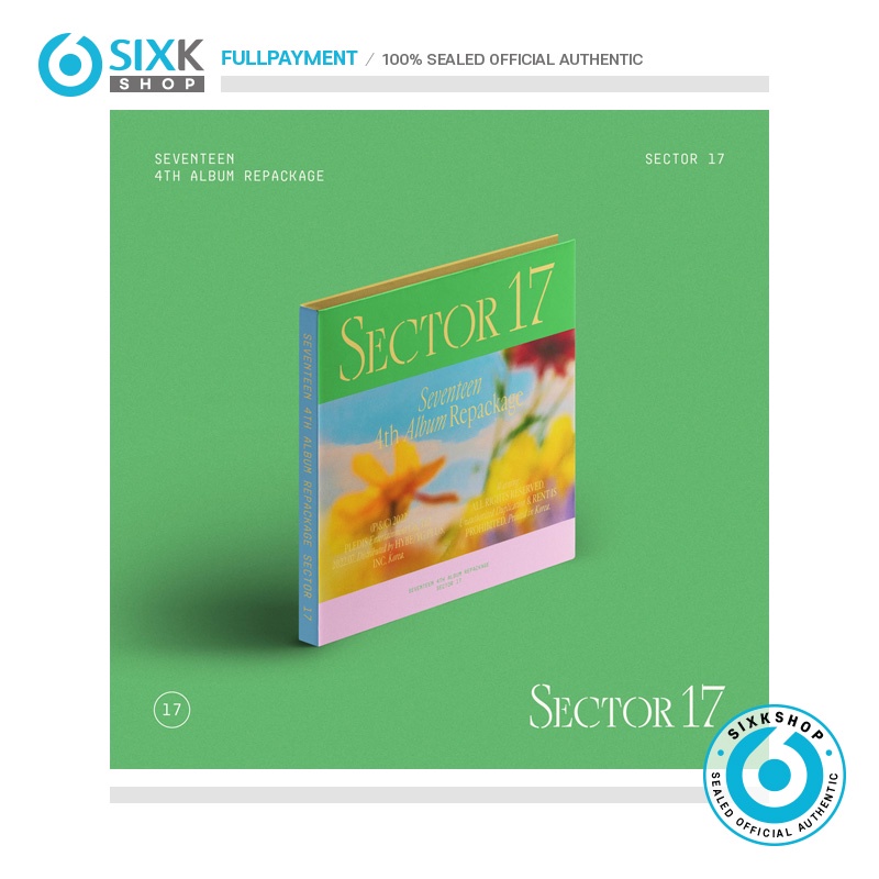 SEVENTEEN - 4th Album Repackage SECTOR 17 (COMPACT ver.) + online POB