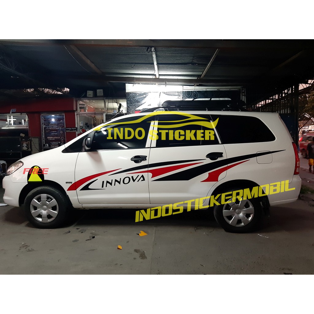 Sticker mobil innova stiker list innova sticker mobil toyota innova sticker terbaru termurah