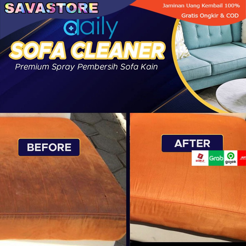 CAIRAN PREMIUM SPRAY PEMBERSIH SOFA KAIN - SOFA CLEANER PACK - WATERLESS