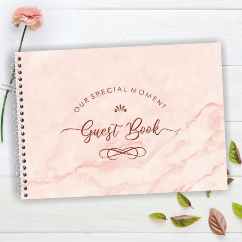 

READY guest book buku tamu pernikahan acara pesta hard cover GB-14