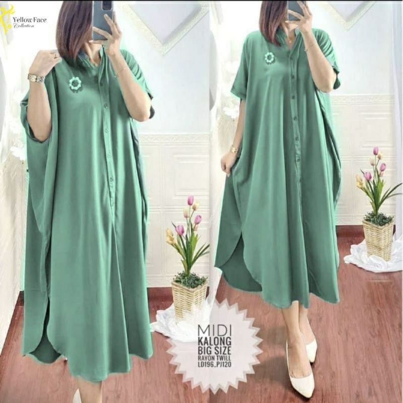 MIDI KALONG HOME DRESS RAYON POLOS