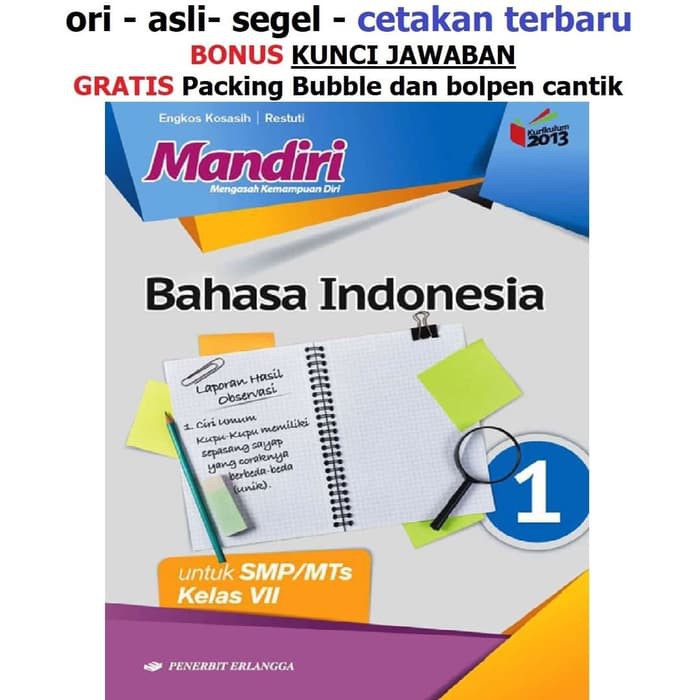 Kunci Jawaban Buku Mandiri Matematika Kelas 7 Erlangga Guru Ilmu Sosial