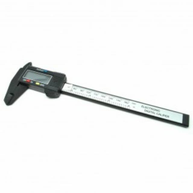 Taffware Jangka Sorong Digital Vernier Caliper with LCD Screen JIGO-150 Black Grab Medan