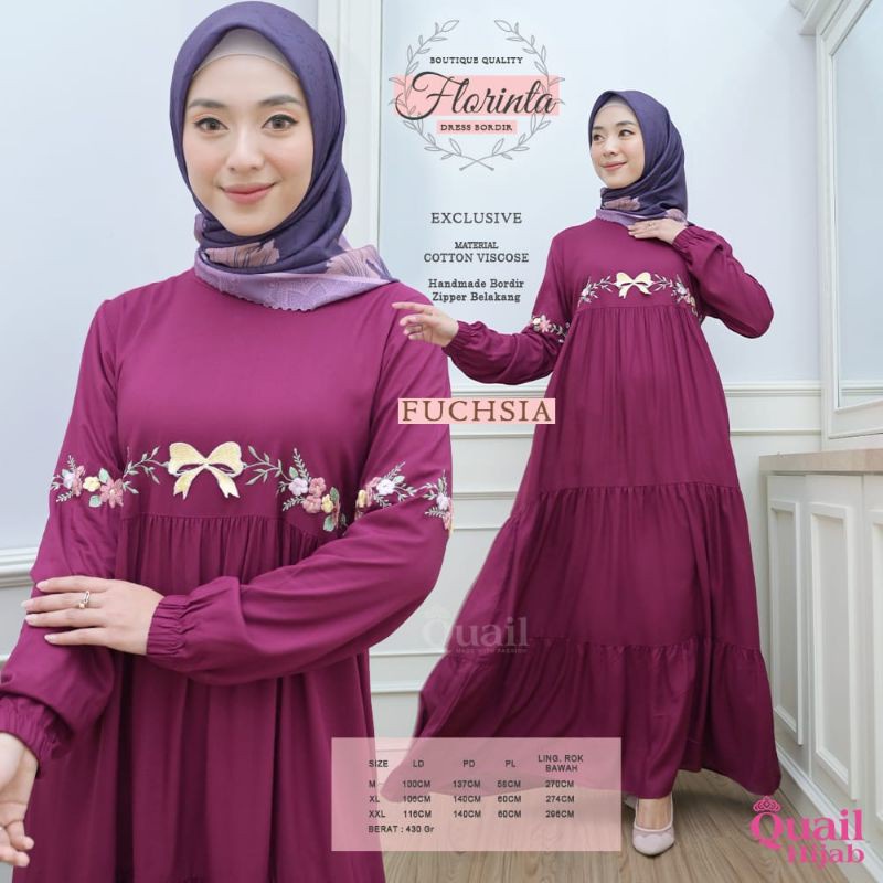 FLORINTA DRESS QUAIL